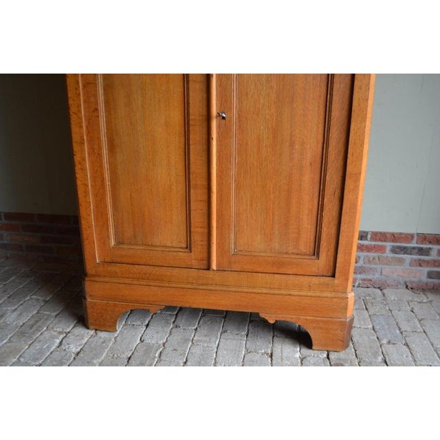 Antique Louis Philippe Wardrobe in Oak For Sale - Image 4 of 10
