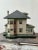 Wood Vintage Folk Art Model American "Foursquare" Style Home, Circa 1940s For Sale - Image 7 of 12
