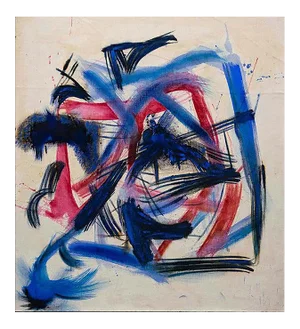 Giorgio Lo Fermo, Abstract Composition II, Oil on Canvas, 2020