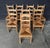 Oak Farmhouse Dining Chairs, 1925, Set of 8 For Sale - Image 17 of 18