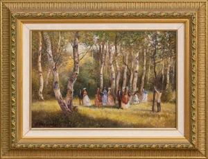 Erik Freyman, Afternoon Party, Acrylic