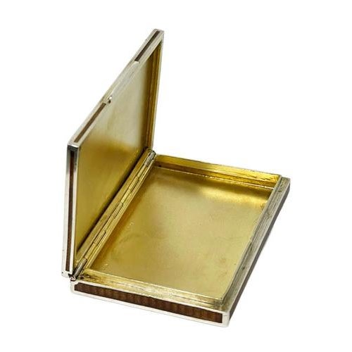 Metal Viennese Silver Enamel Guilloche Box, 1922 For Sale - Image 7 of 12