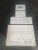 Metal Modern Acrylic and Gold Wall/Vanity Mirror For Sale - Image 7 of 9