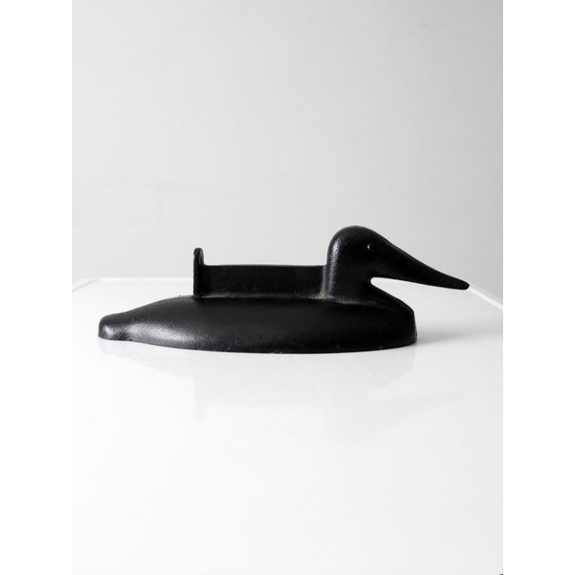 Antique Cast Iron Duck Boot Scraper For Sale - Image 10 of 11