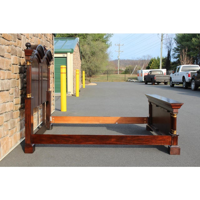 Drexel Heritage Mahogany King-Size Bed From the Nine Elms Collection For Sale - Image 9 of 18