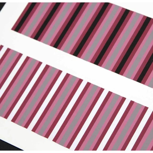 Modern Josef Albers Original Silkscreen 1963 [XIII-2b] Limited Ed. W/Archival Frame For Sale - Image 4 of 8