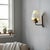 Danish Modern Teak and Etched Glass Wall Sconce, 1960s For Sale - Image 4 of 12