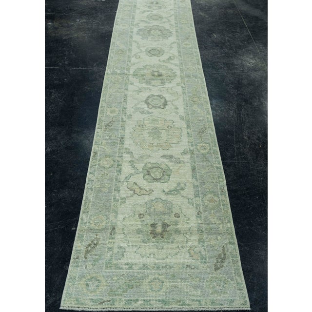 Early 21st Century Turkish Oushak Rug 2'1" x 10'8" #19487 For Sale - Image 5 of 8