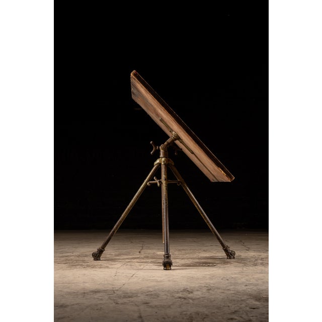 c. 1910s; A. Hoffman & Co. - Columbus, OH/Rochester, NY Early 20th-century industrial drafting table exhibiting functional...