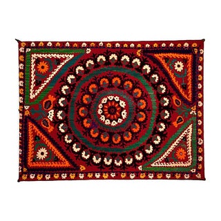 Suzani Wall Hanging - 5' X 8'6" For Sale