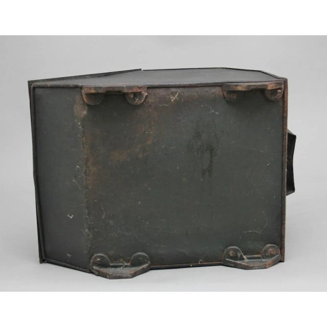 19th Century Metal Coal Box For Sale - Image 10 of 11