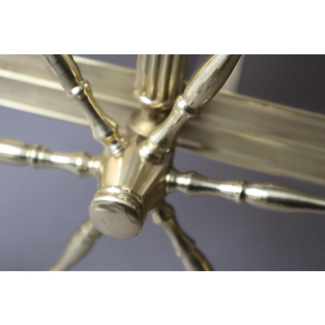 Hollywood Rengcy Serving Bar in Brass, 1970s For Sale - Image 11 of 18