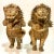 Chinoiserie Gilt Bronze Foo Dogs - a Pair For Sale - Image 3 of 12