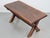 Brutalist Oak Cross Leg Coffee Table, 1930s For Sale - Image 4 of 9
