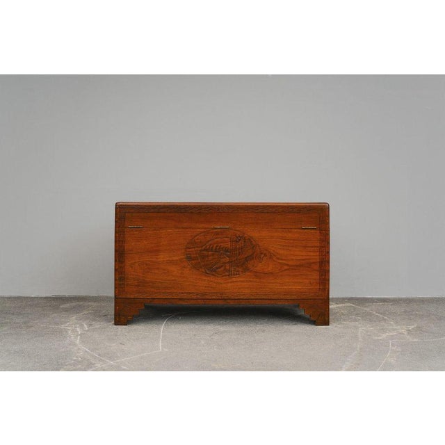 Brown Asian Camphor Chest in Mahogany, Late 20th Century For Sale - Image 8 of 18