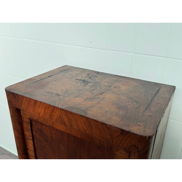 Antique Art Deco Wooden Nightstand, 1930s For Sale - Image 10 of 18