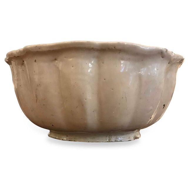 Green Ancient Majolica Centerpieces Lodi For Sale - Image 8 of 10