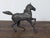 Small Vintage Bronze Horse Sculpture with Dark Patina For Sale In Atlanta - Image 6 of 11