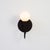 Loop Sconce Black, Modern, by Research.Lighting, Modern, Minimal For Sale In New York - Image 6 of 11