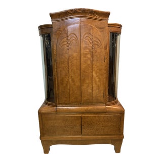 Dutch Art Nouveau and Deco Display Cabinet For Sale