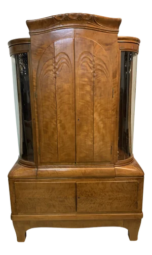 Dutch Art Nouveau and Deco Display Cabinet