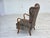 Brown Set of Danish Armchair with Ottoman in Genuine Sheepskin For Sale - Image 8 of 18