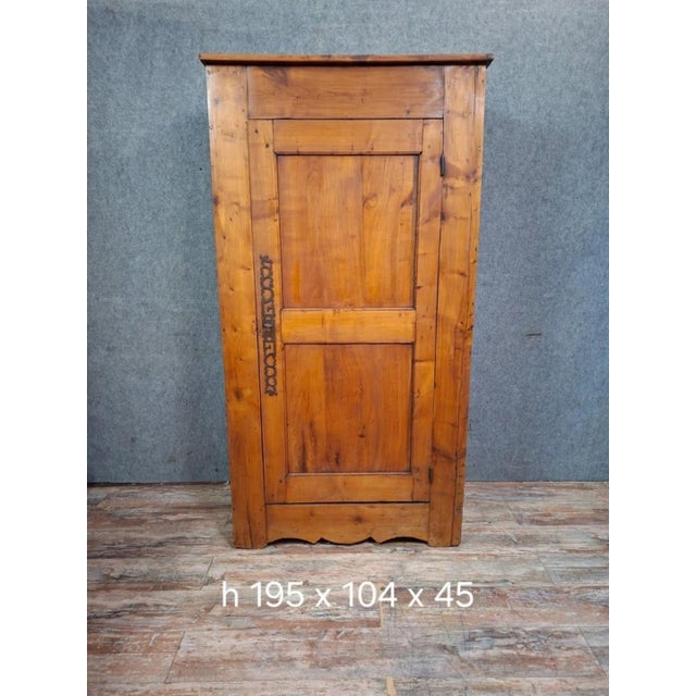 18th Century Rustic Wardrobe in Fir For Sale - Image 10 of 12