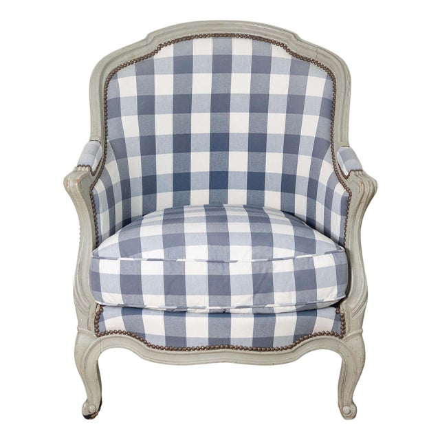 19th Century French Bergere For Sale