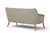 Bovenkamp Attributed to Henry Schubell & Arnold Madsen 1950s Wool and Teak Freestanding Sofa For Sale - Image 4 of 6