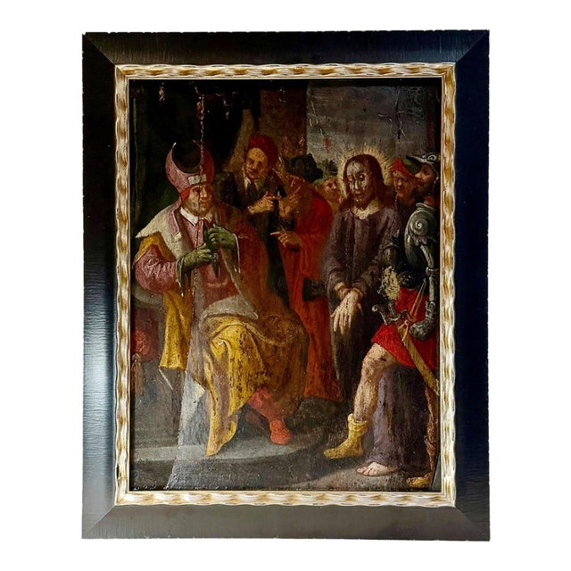 Late 16th or Early 17th Century Flemish School Oil on Panel For Sale