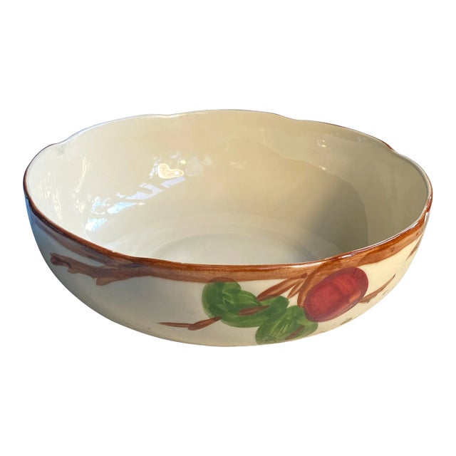 1980s Franciscan Apple Serving Bowl, Usa For Sale