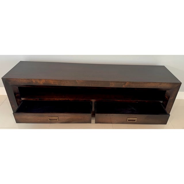 Modern Late 20th Century Artefacto Wood Tv Entertainment Center For Sale - Image 3 of 5