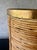 Gabriella Crespi Large Vintage Pencil Reed Rattan Planter With Brass Rim, Italian Riviera Style For Sale - Image 4 of 7