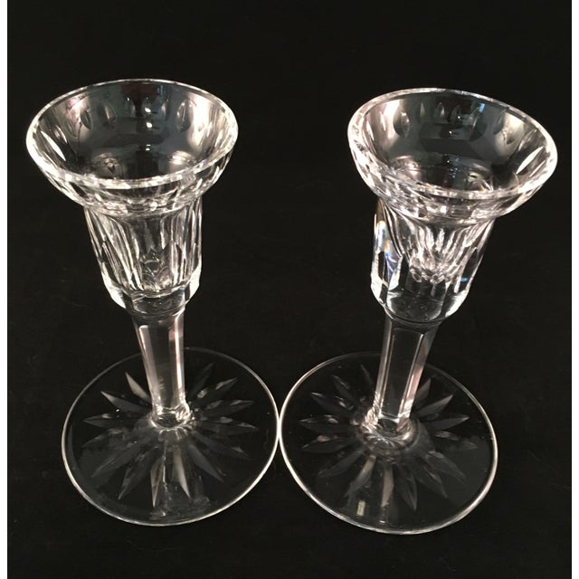 Vintage Waterford Crystal Candle Holders a Pair Chairish
