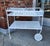 More matching vintage patio items to this bar cart available in my shop. Incredible cast aluminum tea trolley/bar cart by...