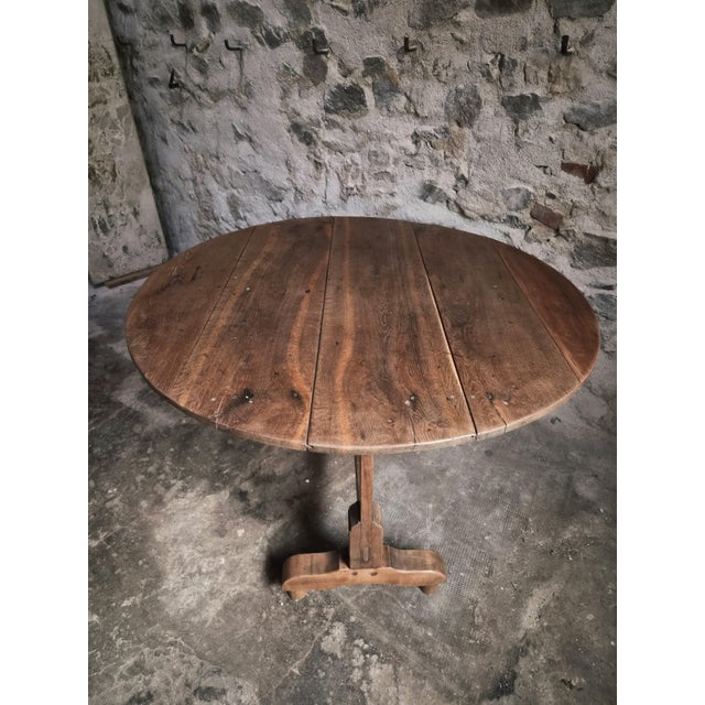 Antique Oak Wine Table, Burgundy, France, 1830 For Sale - Image 17 of 18