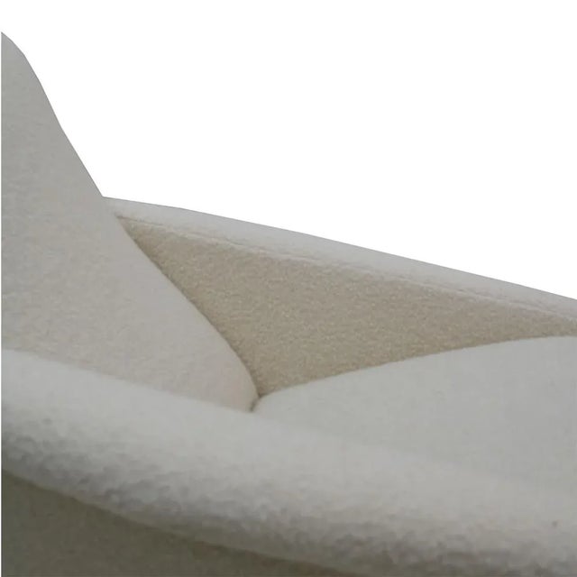 Textile Set of Wool Armchairs in the style of Gio Ponti For Sale - Image 7 of 9