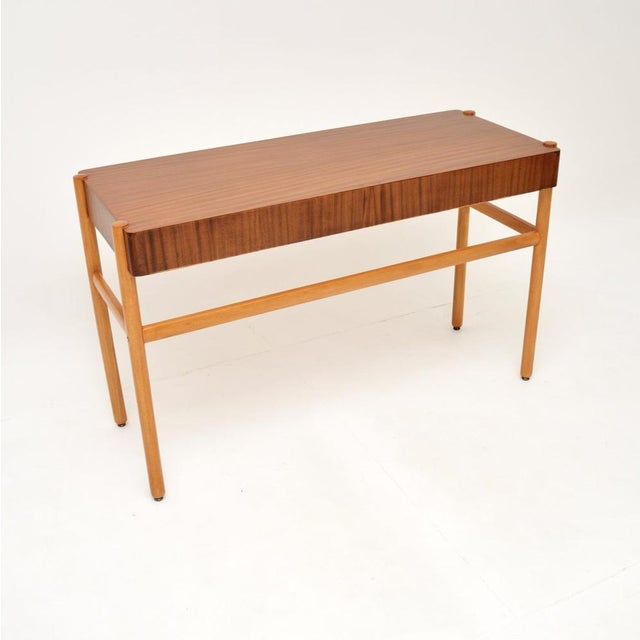 Vintage Swedish Walnut Desk by Bertil Fridhagen for Bodafors, 1960s For Sale - Image 6 of 12