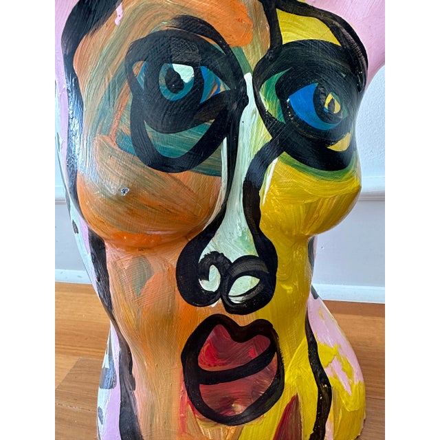 Pink Original 1978 Painted Mannequin by Artist Peter Keil For Sale - Image 8 of 8