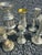 Vintage Mercury Glass Candlesticks and Vases- Set of 10 For Sale - Image 12 of 17