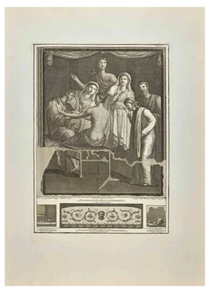 Nicola Vanni, Rhetoric In The Roman Empire, Etching, 18th Century