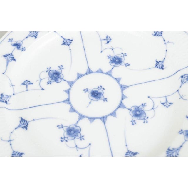 Blue Fluted Porcelain Plain Dish form Royal Copenhagen, 1800 For Sale - Image 3 of 5