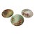 Set of 3 French Limoges Hand Painted Wall Plates For Sale