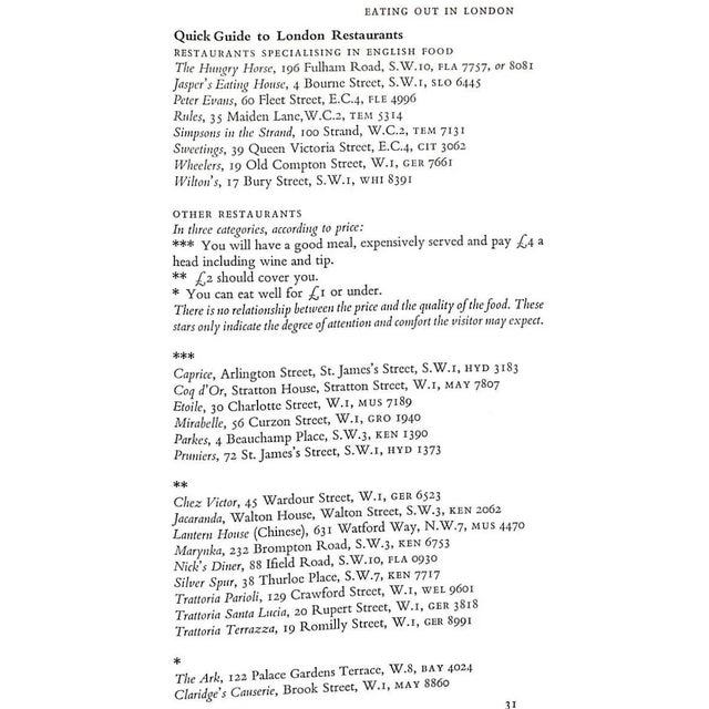 "The New London Spy: A Discreet Guide to the City's Pleasures" 1967 Davies, Hunter For Sale - Image 4 of 11