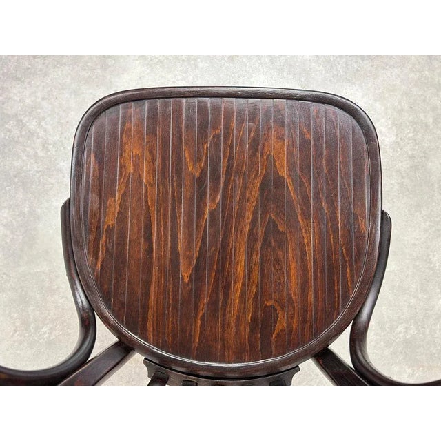 Secession Desk Chair from Thonet, 1920s For Sale - Image 9 of 11