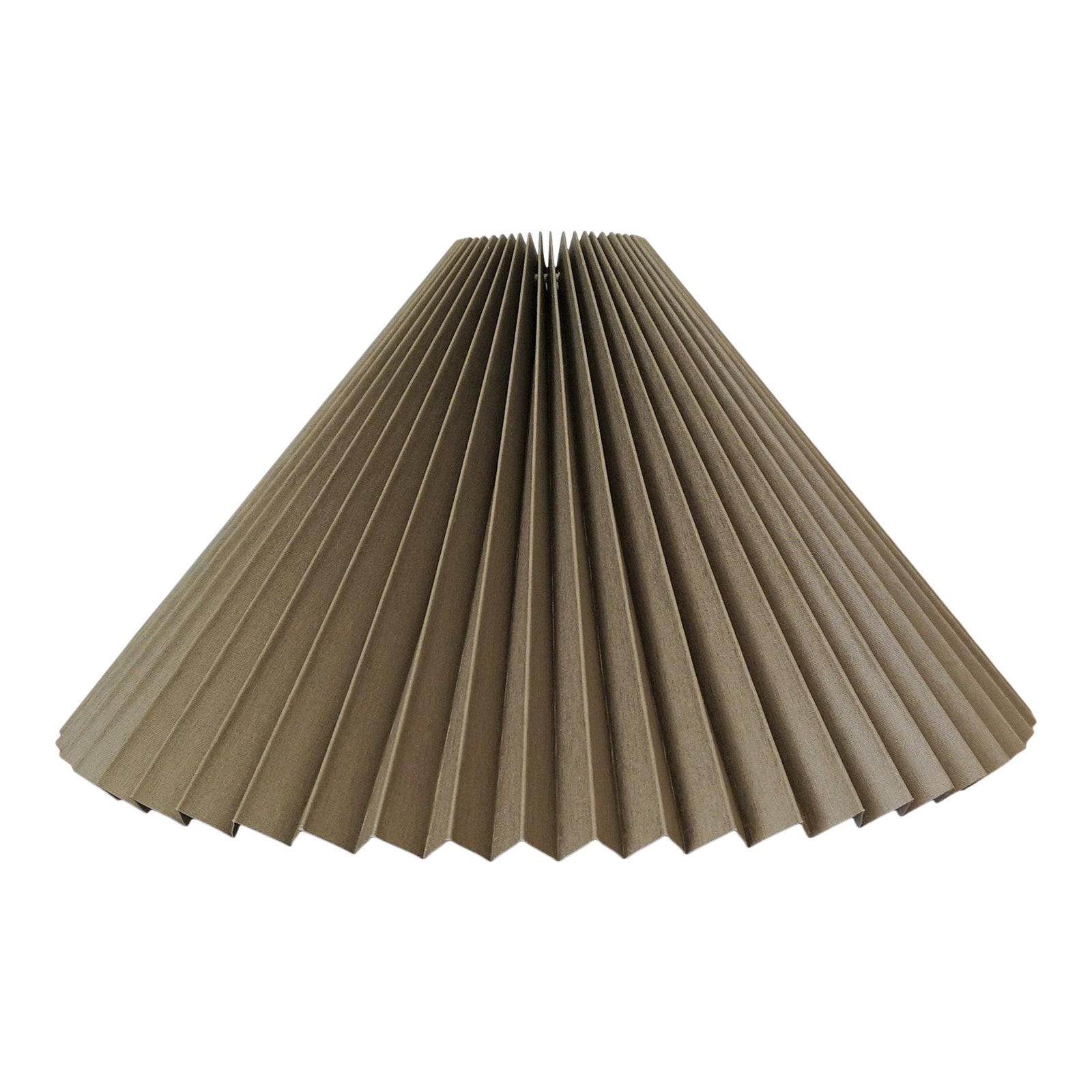 Khaki Green Knife Pleated Lamp Shade Chairish