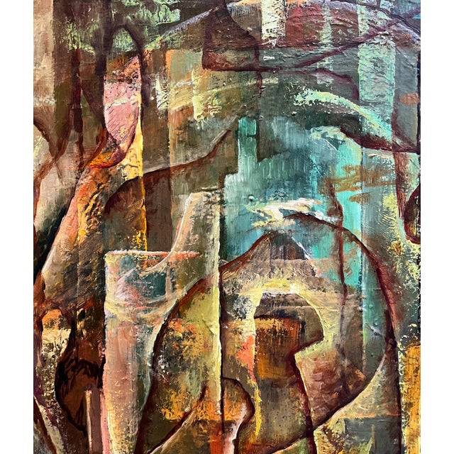 Vivaldo Martini, Winter, Oil on Canvas For Sale - Image 5 of 11