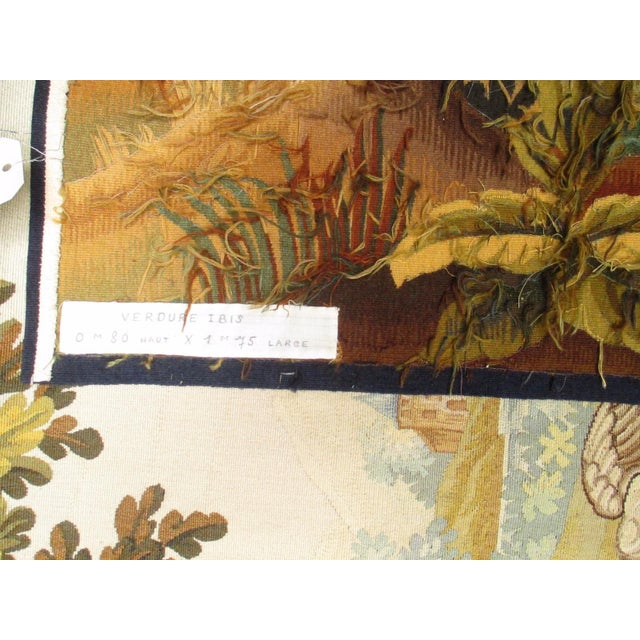 Decorative Aubusson Tapestry For Sale - Image 9 of 9