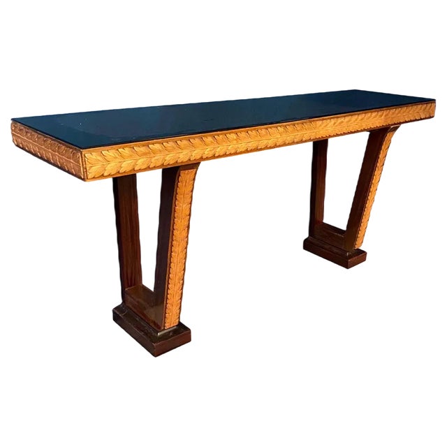Italian Art Deco Console Table attributed to Osvaldo Borsani, 1940s For Sale