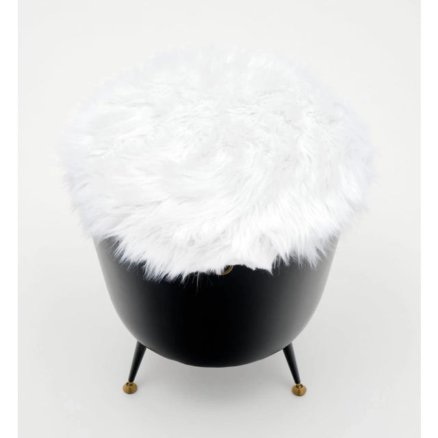 Italian Mid-Century Stool For Sale - Image 4 of 11